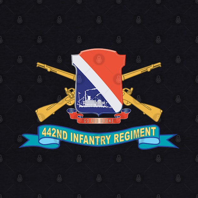 442nd Infantry Regiment w Br - SSI - Ribbon X 300 by twix123844